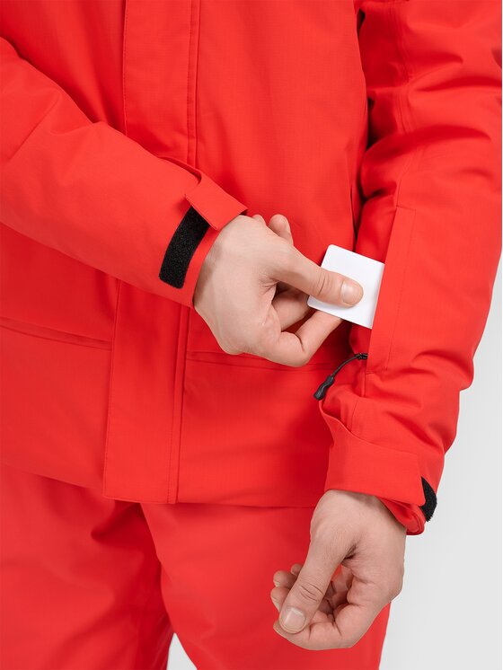 4F 4F Giacca da sci 4FWAW25TTJAM0793-62S Rosso Regular Fit