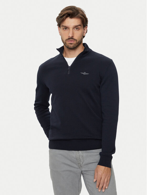 Aeronautica Militare Aeronautica Militare Maglione 242MA1489L506 Blu scuro Regular Fit