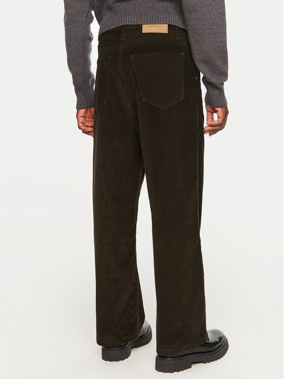 AMI PARIS AMI PARIS Bavlnené nohavice HTR102 CO0089 Hnedá Regular Fit