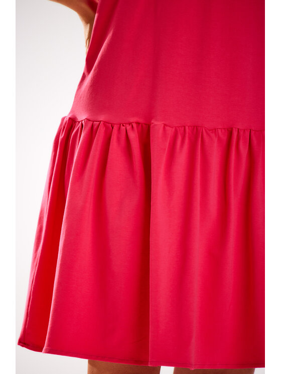 Infinite You Infinite You Sukienka letnia M295 Fioletowy Basic Fit