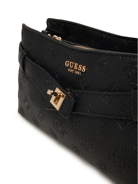 Guess Guess Τσάντα Ella Logo Mini HWPD97 46730 Μαύρο