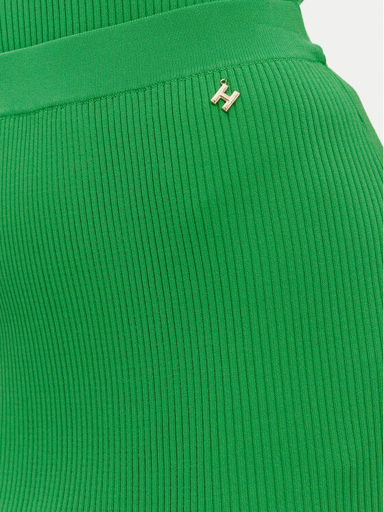 Silvian Heach Silvian Heach Fustă midi GPP25210LO Verde Regular Fit