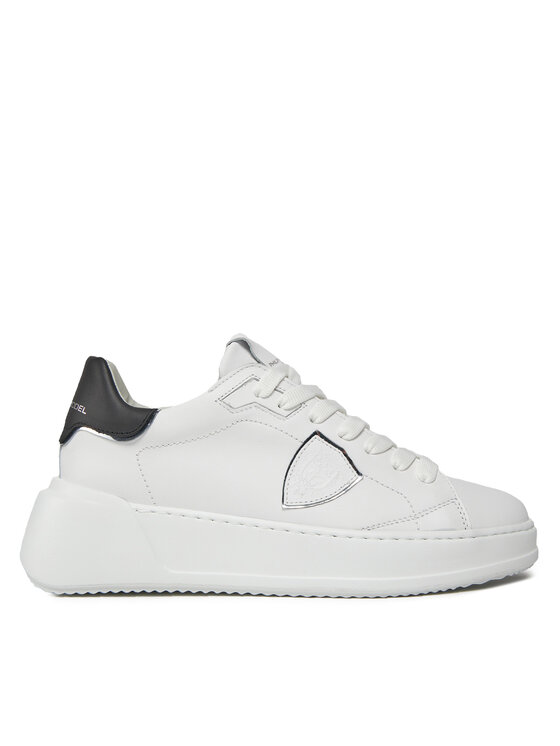 Sneakers Philippe Model Temple Low TRES V010 Alb