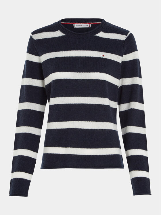 Tommy Hilfiger Tommy Hilfiger Džemper WW0WW40264 Tamnoplava Regular Fit