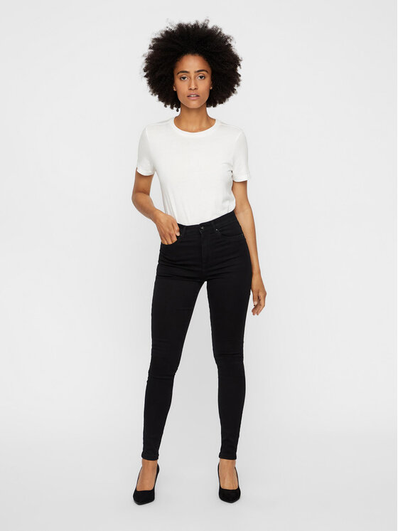 Vero Moda Vero Moda Džinsi Sophia 10209215 Melns Skinny Fit