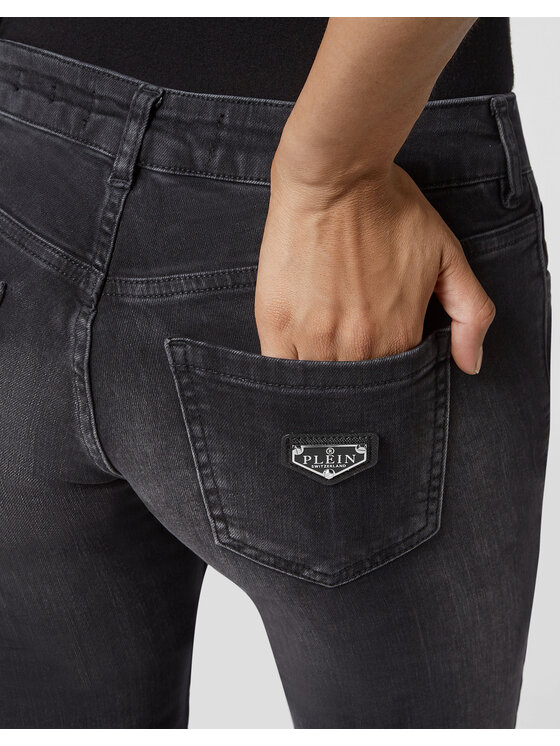 PHILIPP PLEIN PHILIPP PLEIN Jeansy 3039 Czarny Slim Fit