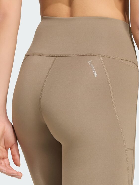 adidas adidas Legginsy 158790 Beżowy Fitted Fit