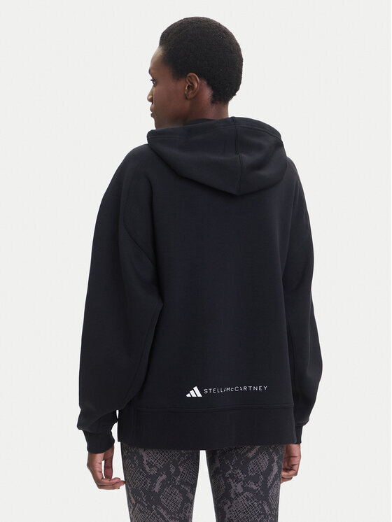 adidas by Stella McCartney adidas by Stella McCartney Majica dugih rukava JF6337 Crna Loose Fit