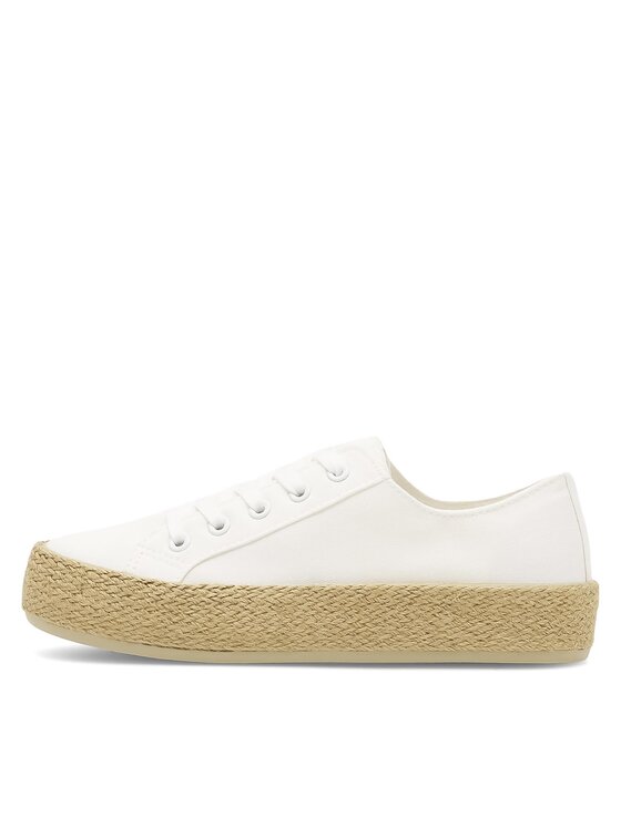 DeeZee DeeZee Espadryle WS19130-3 Biały