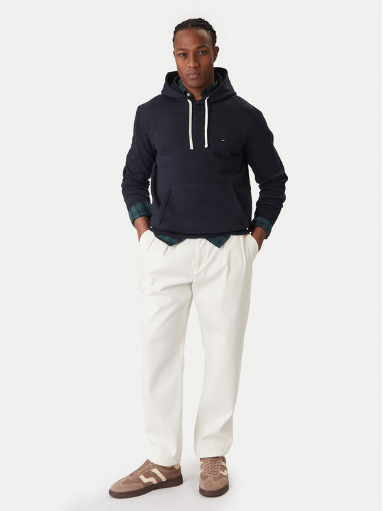Tommy Hilfiger Tommy Hilfiger Pulóver Essential MW0MW37230 Sötétkék Regular Fit