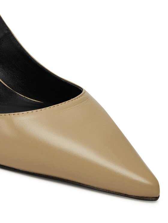 BOSS BOSS Pantofi cu toc subțire Gracey 50548540 Bej