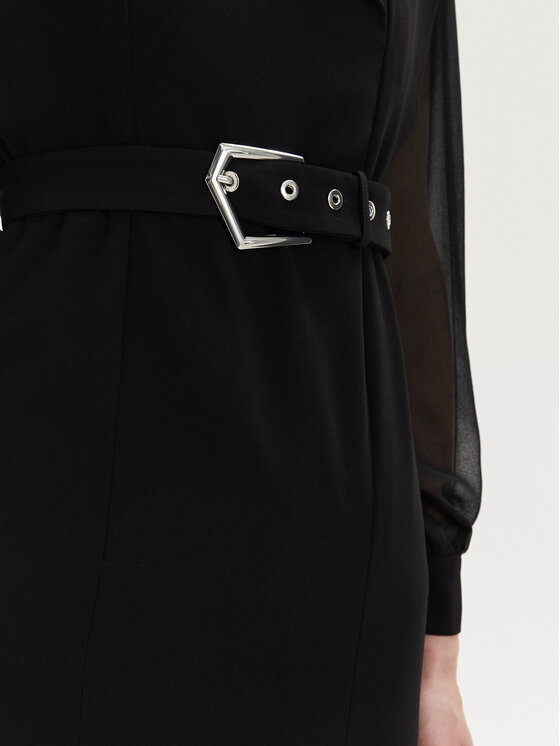 Morgan Morgan Φόρεμα κοκτέιλ 222-RIPAM.F Μαύρο Regular Fit