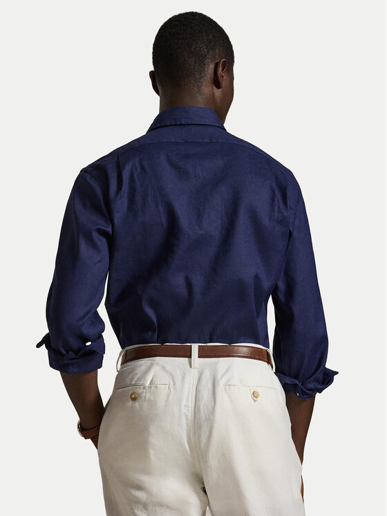 Polo Ralph Lauren Polo Ralph Lauren Koszula 710B15596003 Granatowy Custom Fit