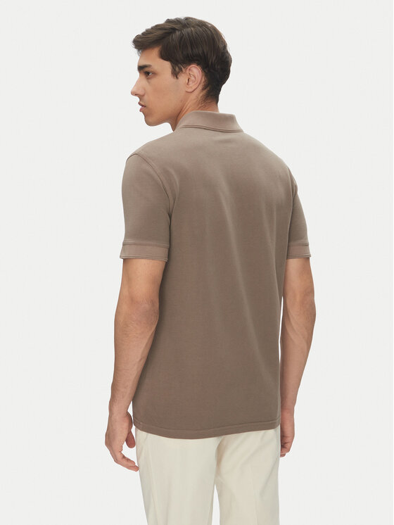 BOSS BOSS Polokošeľa Prime 50507813 Hnedá Regular Fit