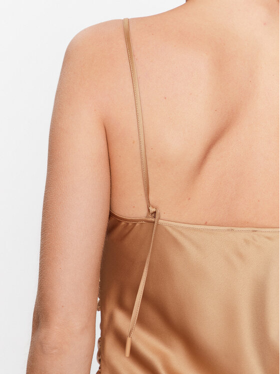 Marella Marella Kokteiļkleita Vermut 2332210335 Bēšs Slim Fit