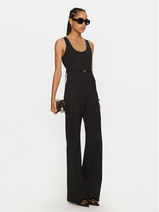 TWINSET TWINSET Kombinezonas 242TP224F Juoda Slim Fit