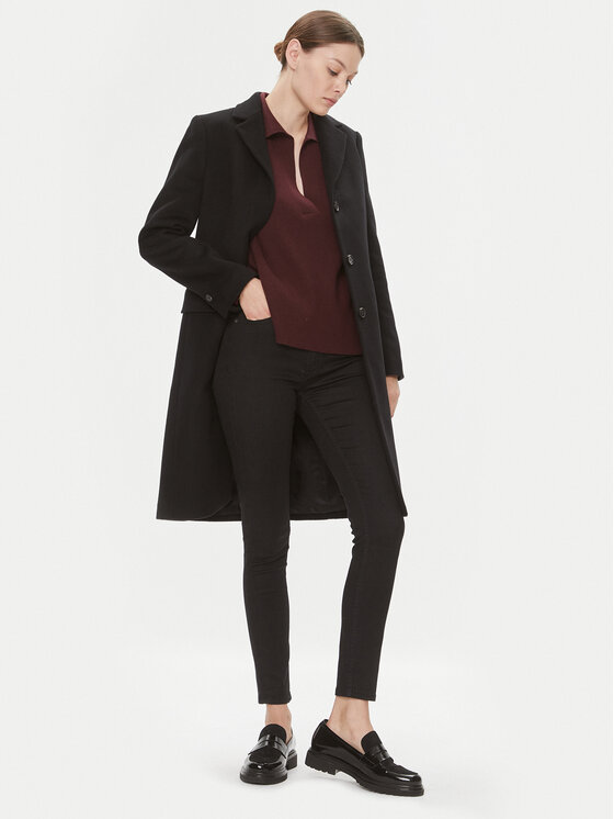 Calvin Klein Calvin Klein Džemper Essential K20K206019 Tamnocrvena Relaxed Fit