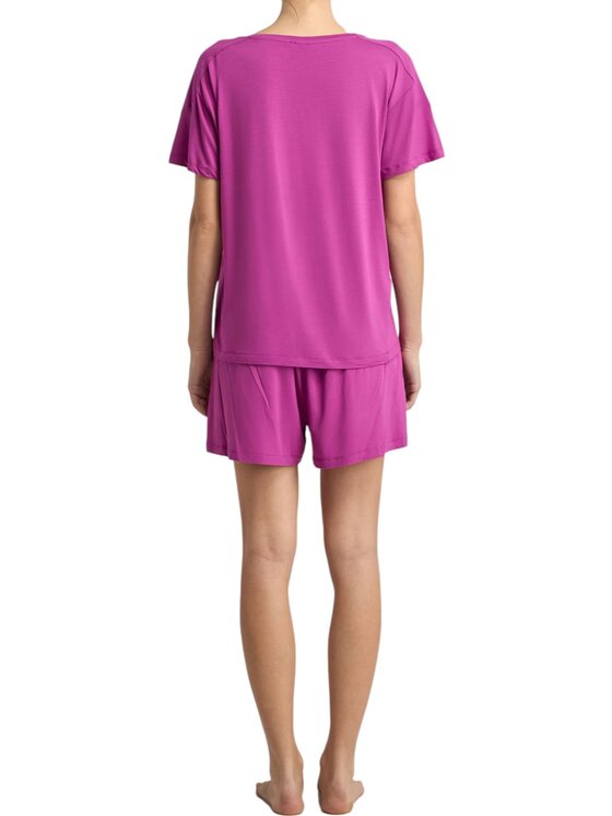 Emporio Armani Emporio Armani Pigiama pj set - Emporio Armani - viscosa logo studs Rosa Regular Fit