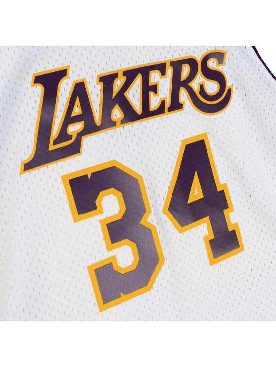 Mitchell & Ness Mitchell & Ness Smanicato ALTERNATE JERSEY LAKERS 2002 SHAQUILLE O`NEAL Bianco Regular Fit