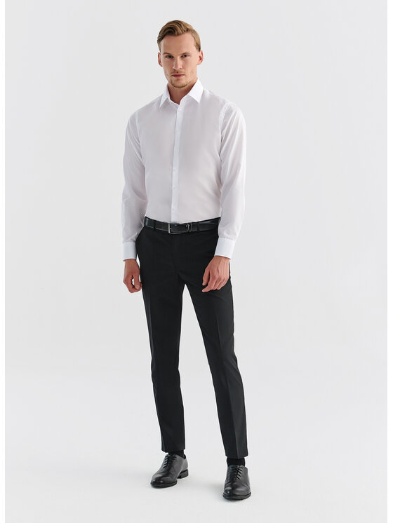 Pako Lorente Pako Lorente Koszula P000B-1X-001 Biały Slim Fit