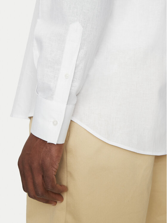 KARL LAGERFELD KARL LAGERFELD Srajca 605035 552627 Bela Regular Fit