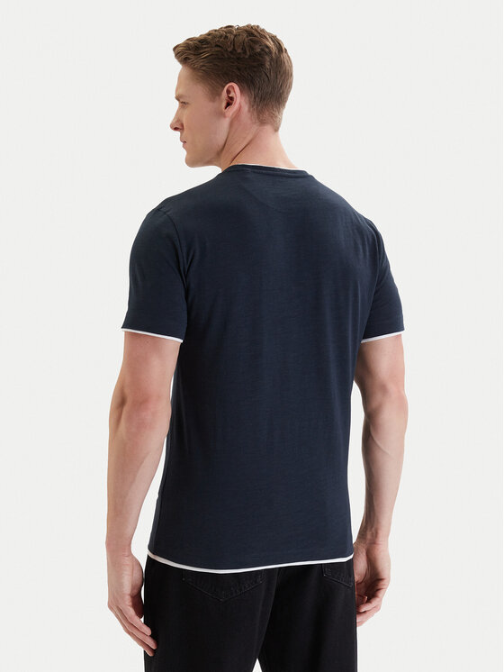 Guess Guess T-Shirt F6GI06 K6XN4 Blau Slim Fit