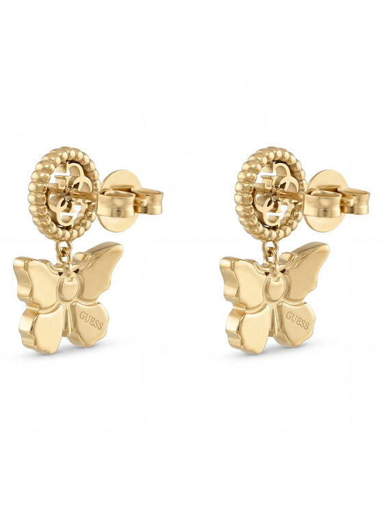 Guess Guess Naušnice JUBE06 132JW Zlatá