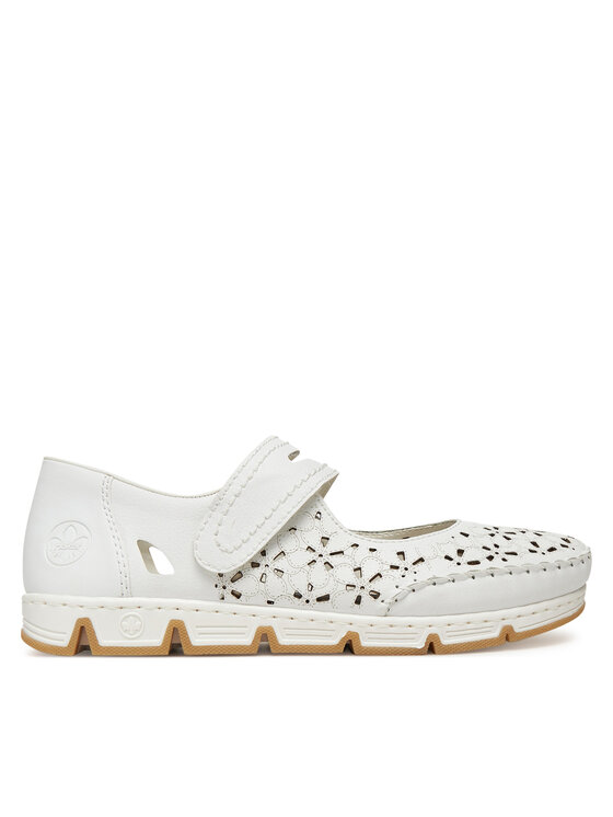 Pantofi Rieker 49977-80 Alb