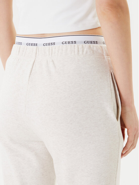 Guess Guess Teplákové kalhoty O5RB01 KCO31 Béžová Regular Fit