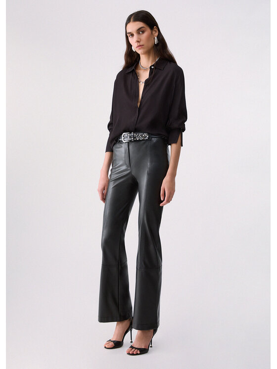 Liu Jo Liu Jo Pantaloni di tessuto CF6280E062422222 Nero Regular Fit