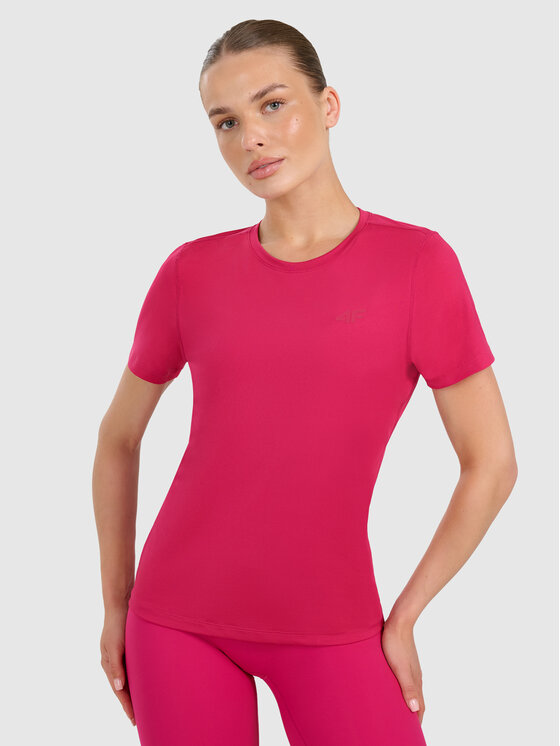 4F 4F Koszulka techniczna MULTI ACTIVE Różowy Regular Fit