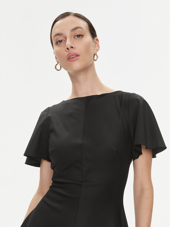 Trussardi Trussardi Každodenní šaty 56D00771 Černá Regular Fit