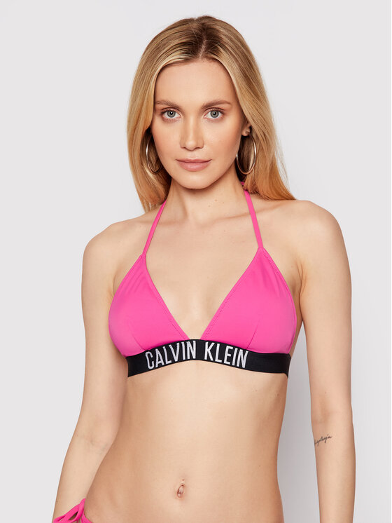 Calvin Klein Swimwear Bikini partea de sus KW0KW01224 Roz