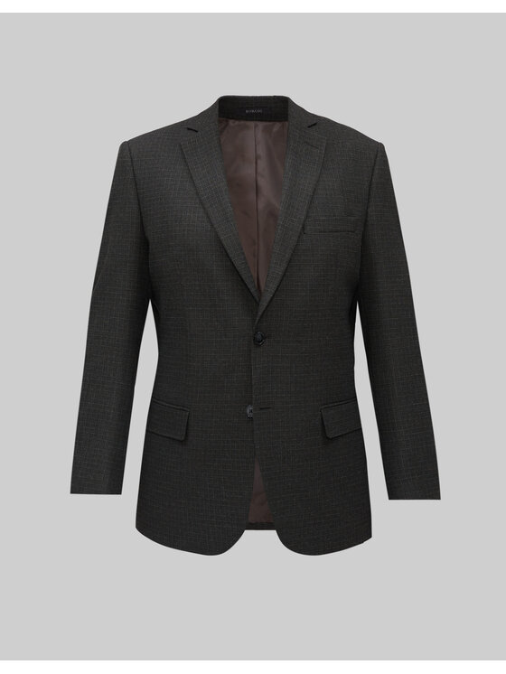 Borgio Borgio Marynarka erbezzo Szary Classic Fit