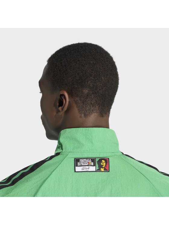 adidas adidas Kurtka wielofunkcyjna Jamaica x Bob Marley Home Anthem Jacket Zielony Regular Fit