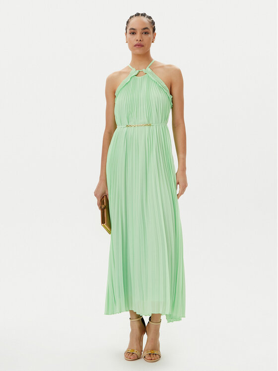 TWINSET TWINSET Rochie cocktail 251TP2332 Verde Regular Fit