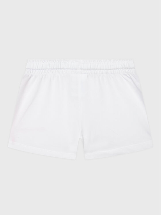 Champion Champion Sportske kratke hlače 404669 Bijela Regular Fit