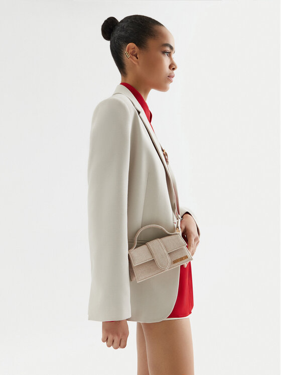 JACQUEMUS JACQUEMUS Kabelka Le Grand Bambino 213BA007-3071 Béžová