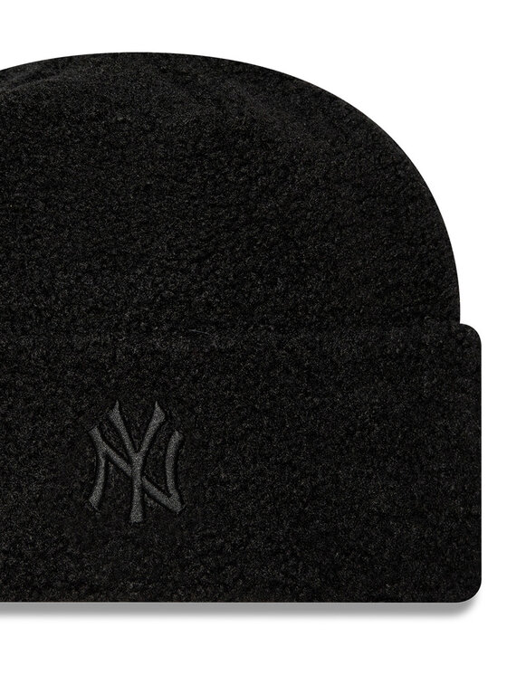 New Era New Era Čiapka Borg New York Yankees Cuff Knit Beanie 60580757 Čierna