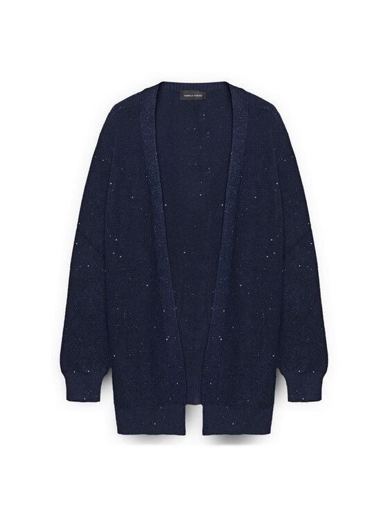 Fiorella Rubino Fiorella Rubino Cardigan M054E002040N034 Blu Over Fit
