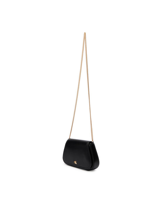 Calvin Klein Calvin Klein Geantă Ck Curved Wallet On Chain LV04F1153G Negru