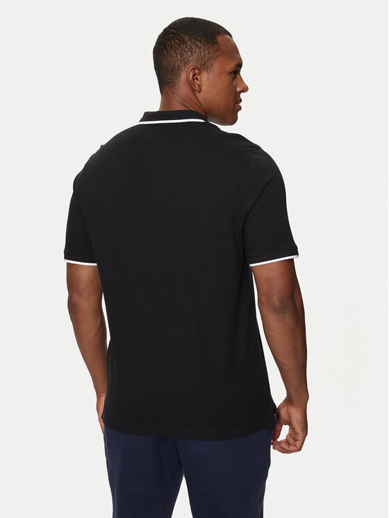 Reebok Reebok Polo Identity Small Logo Polo 100073035 Czarny Regular Fit
