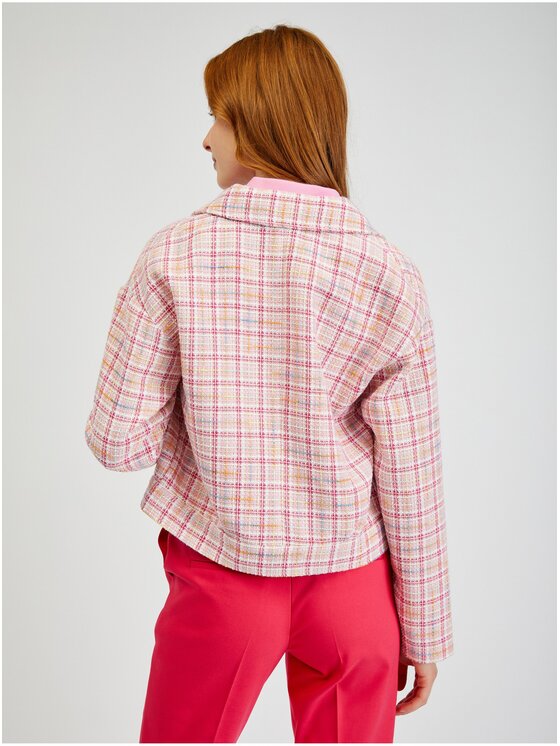 Orsay Orsay Marynarka 488111359000__36 Różowy Regular Fit
