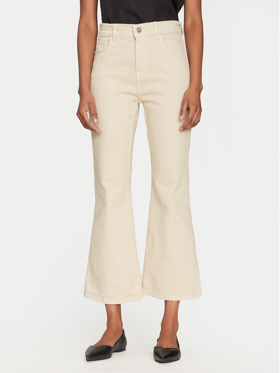 Marella Marella Teksad Kerry 2513131044 Beež Flare Fit