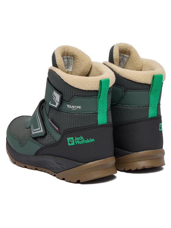 Jack Wolfskin Jack Wolfskin Снігоходи Polar Bear B Texapore Mid VC K A62144 E0206 Зелений