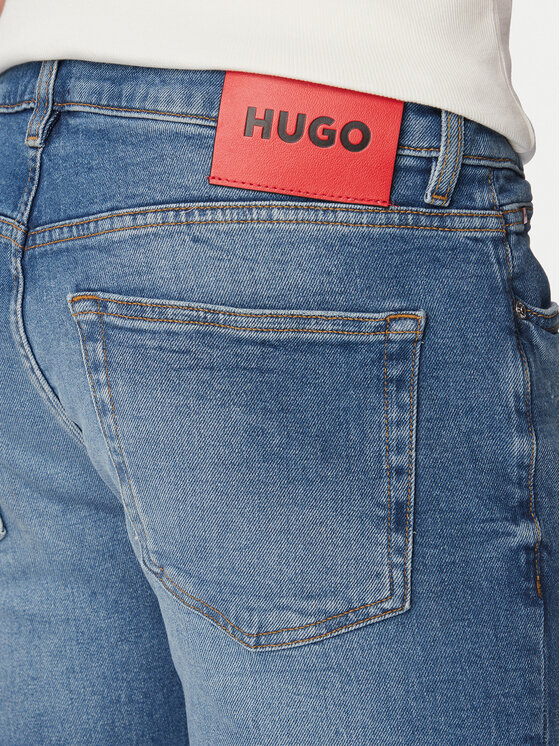 HUGO HUGO Jeansy Hugo 734 50556046 Modrá Extra Slim Fit