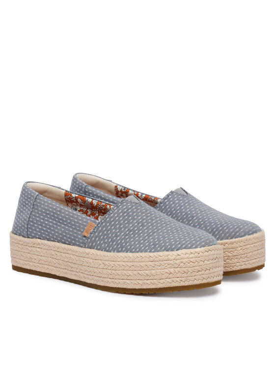 Toms Toms Еспадрильї Valencia 10023063 Світло-синій