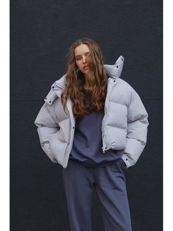 Estro Estro Kurtka puchowa ER00114589 Szary Oversize