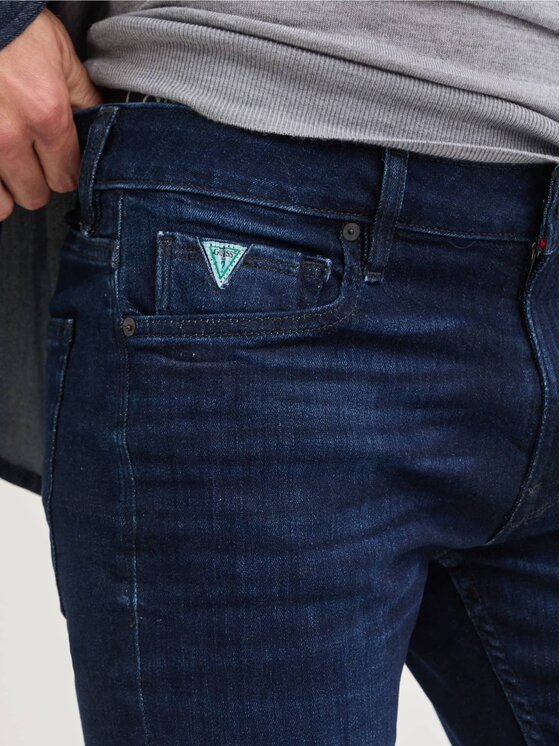 Guess Guess Jeansy 185137 Modrá Slim Fit