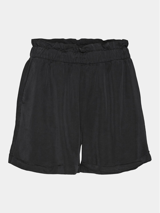 Vero Moda Kratke hlače iz tkanine Harper 10283731 Črna Loose Fit